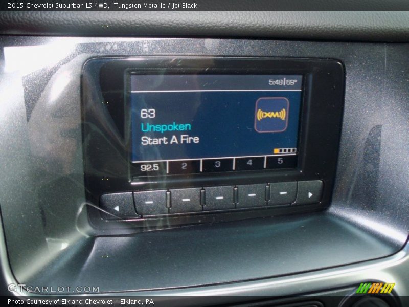 Tungsten Metallic / Jet Black 2015 Chevrolet Suburban LS 4WD