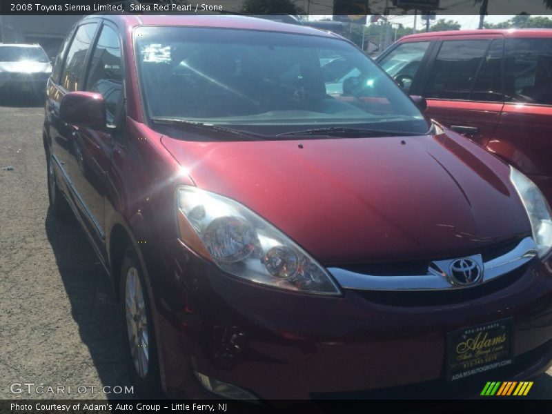 Salsa Red Pearl / Stone 2008 Toyota Sienna Limited