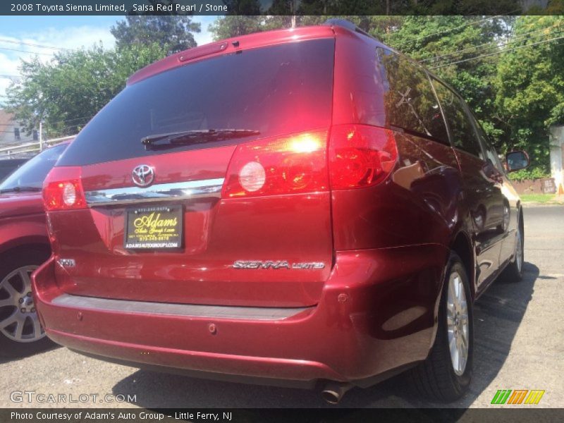 Salsa Red Pearl / Stone 2008 Toyota Sienna Limited