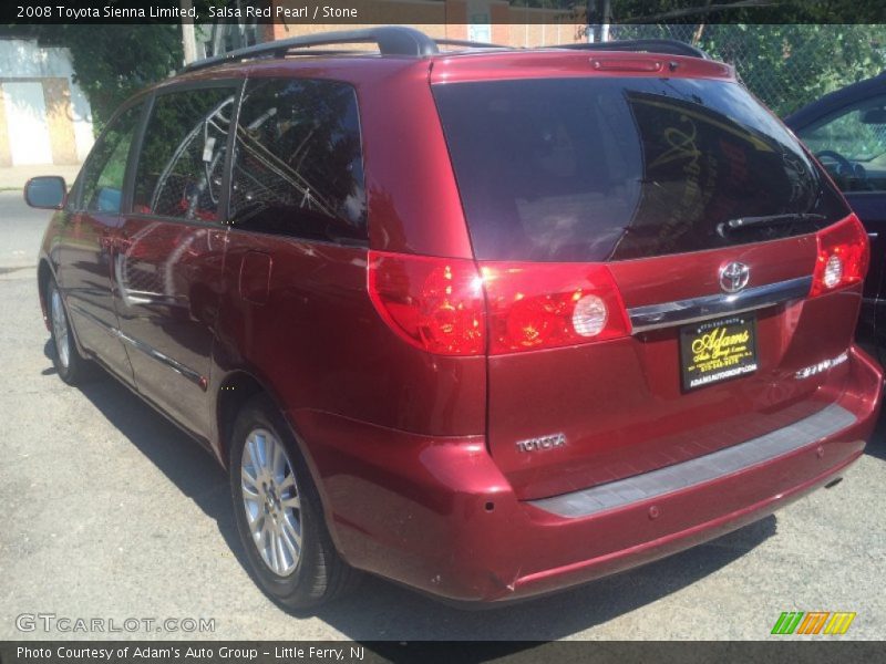 Salsa Red Pearl / Stone 2008 Toyota Sienna Limited