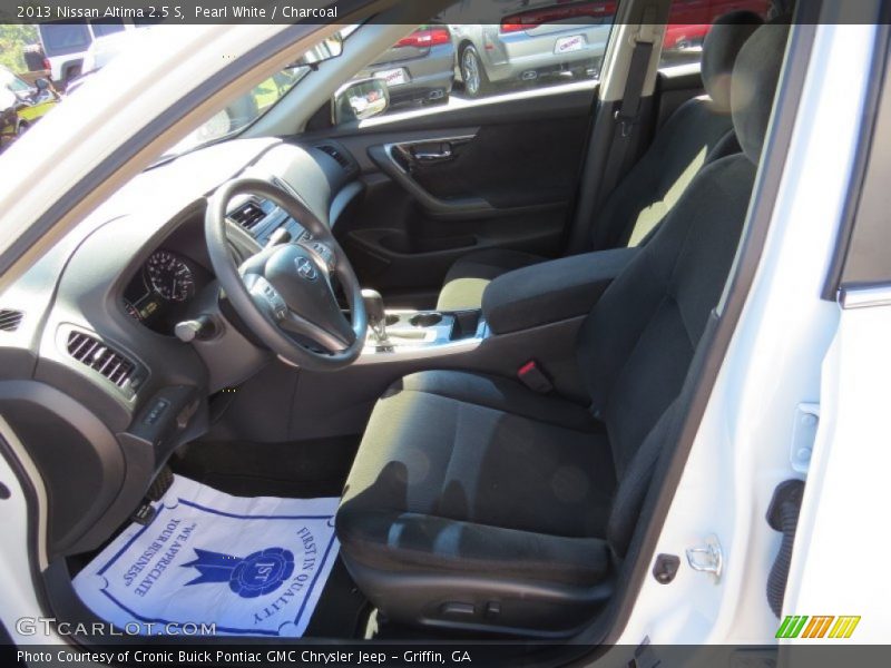 Pearl White / Charcoal 2013 Nissan Altima 2.5 S