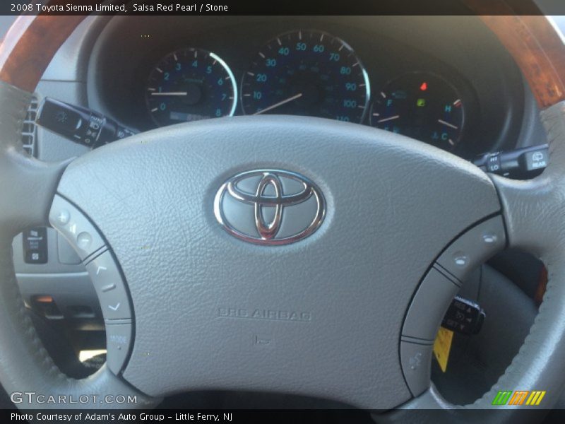 Salsa Red Pearl / Stone 2008 Toyota Sienna Limited