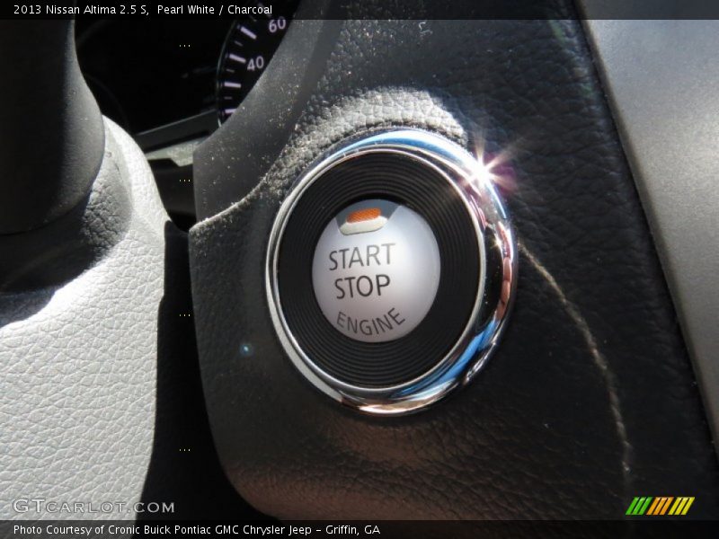 Pearl White / Charcoal 2013 Nissan Altima 2.5 S