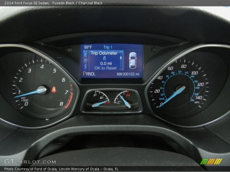  2014 Focus SE Sedan SE Sedan Gauges