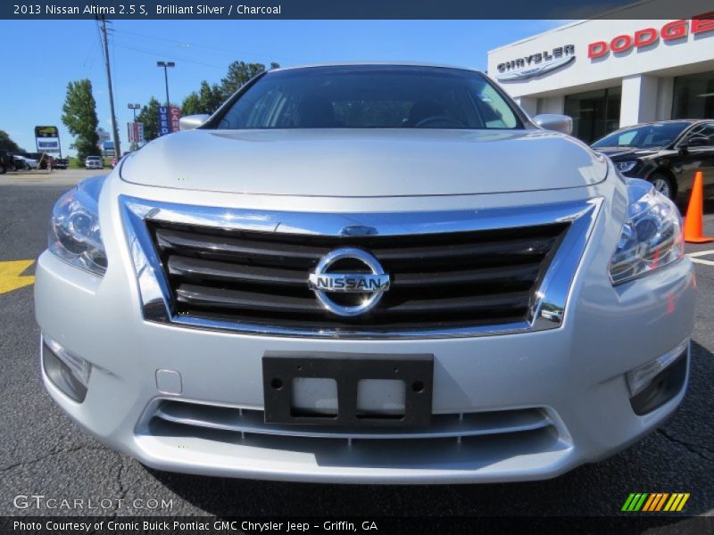 Brilliant Silver / Charcoal 2013 Nissan Altima 2.5 S