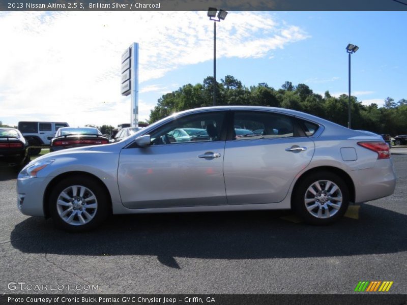 Brilliant Silver / Charcoal 2013 Nissan Altima 2.5 S