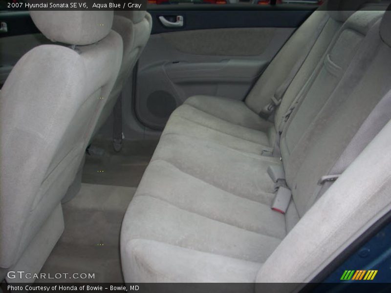 Aqua Blue / Gray 2007 Hyundai Sonata SE V6