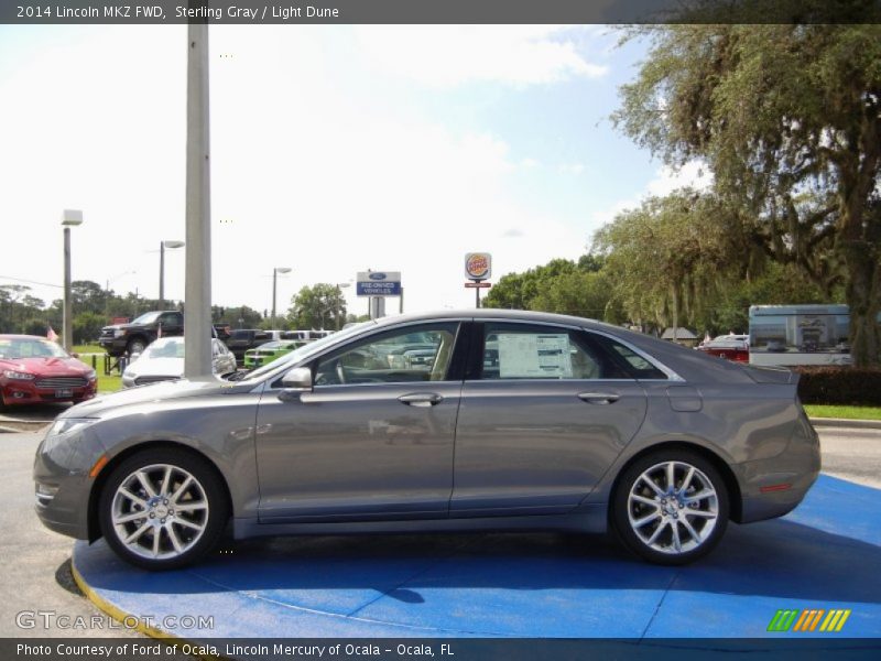 Sterling Gray / Light Dune 2014 Lincoln MKZ FWD