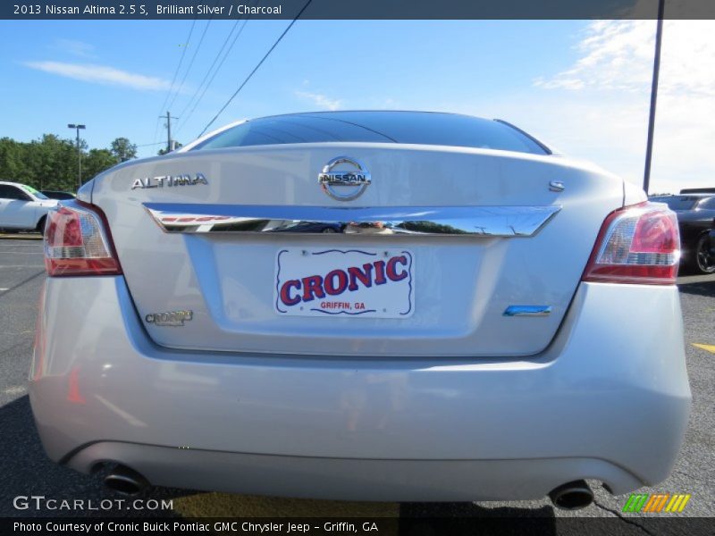 Brilliant Silver / Charcoal 2013 Nissan Altima 2.5 S
