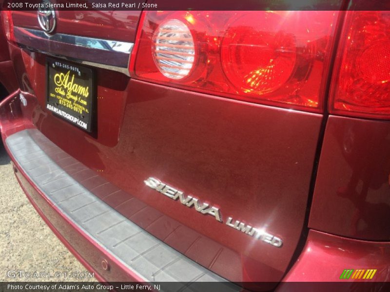 Salsa Red Pearl / Stone 2008 Toyota Sienna Limited