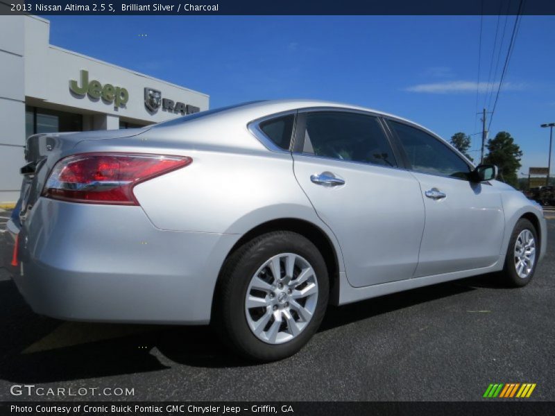 Brilliant Silver / Charcoal 2013 Nissan Altima 2.5 S