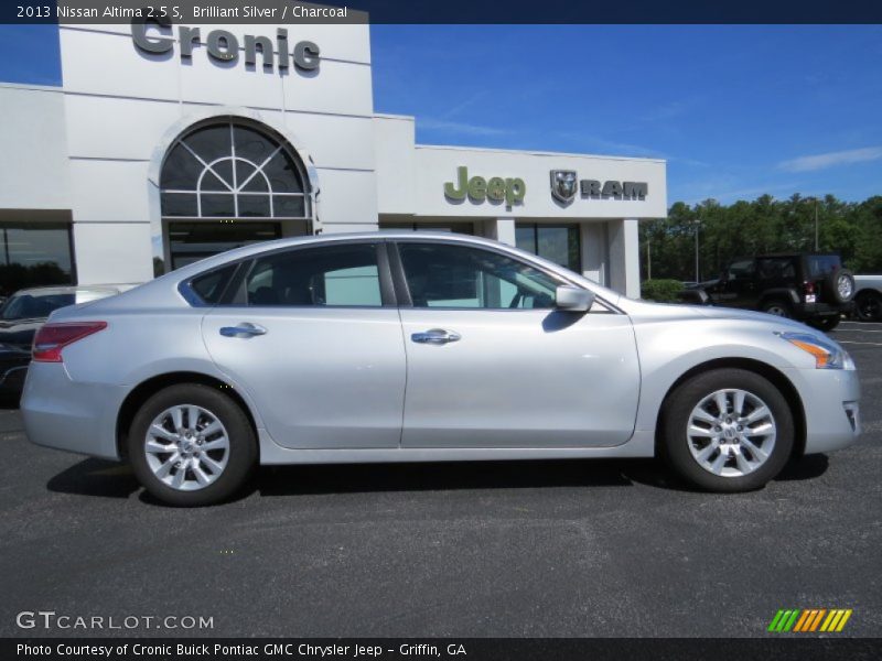 Brilliant Silver / Charcoal 2013 Nissan Altima 2.5 S