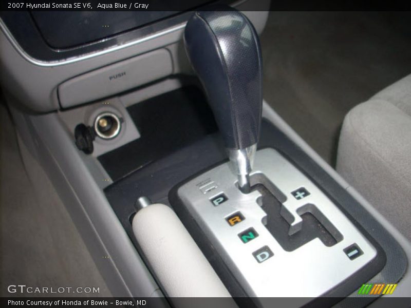 Aqua Blue / Gray 2007 Hyundai Sonata SE V6