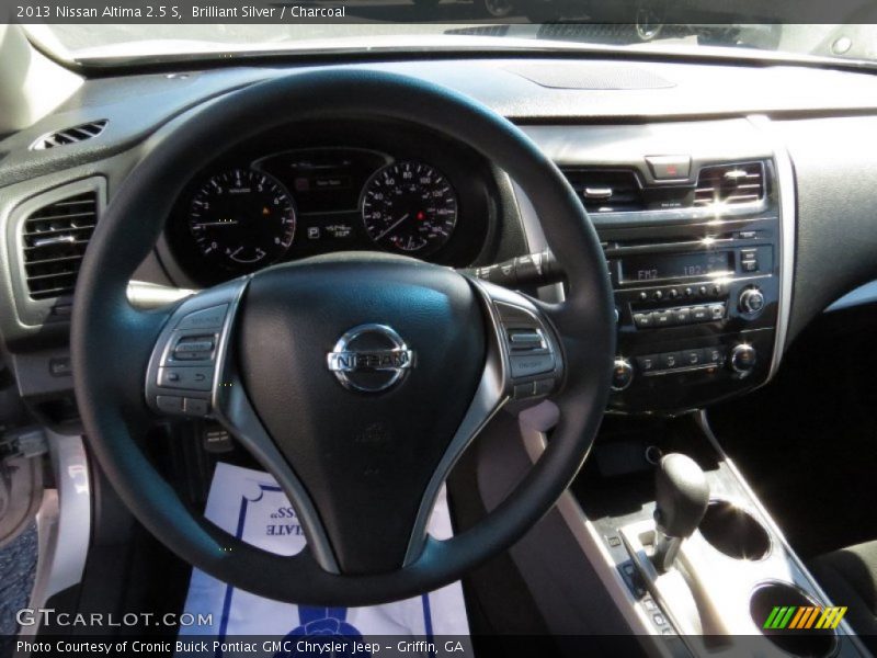 Brilliant Silver / Charcoal 2013 Nissan Altima 2.5 S