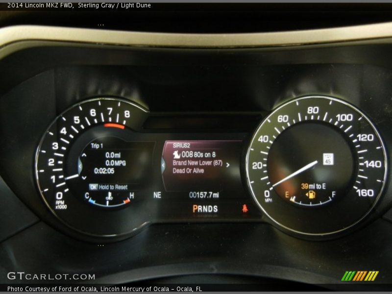 Sterling Gray / Light Dune 2014 Lincoln MKZ FWD