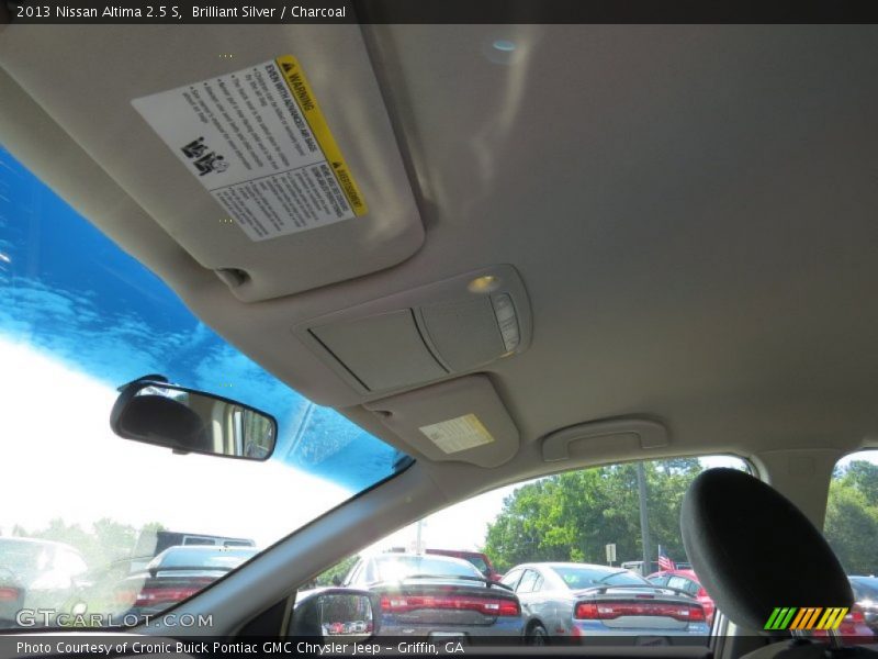 Brilliant Silver / Charcoal 2013 Nissan Altima 2.5 S