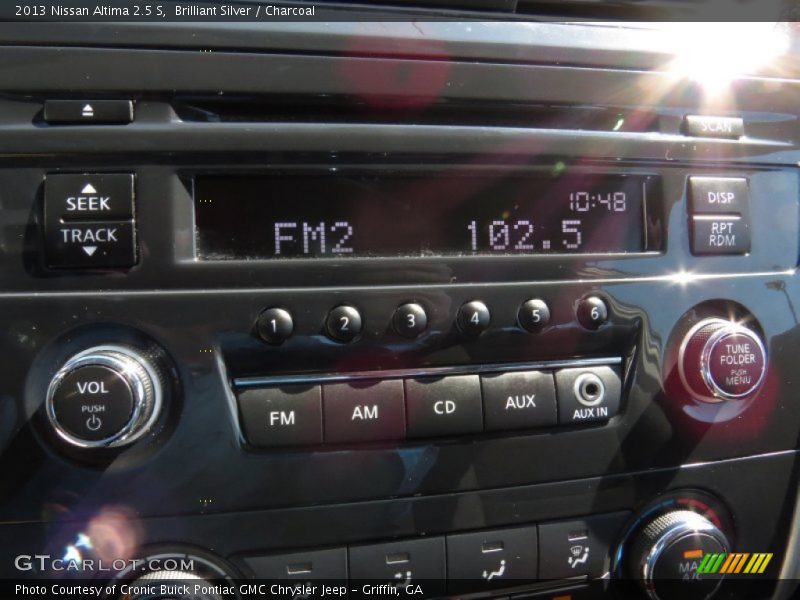 Brilliant Silver / Charcoal 2013 Nissan Altima 2.5 S