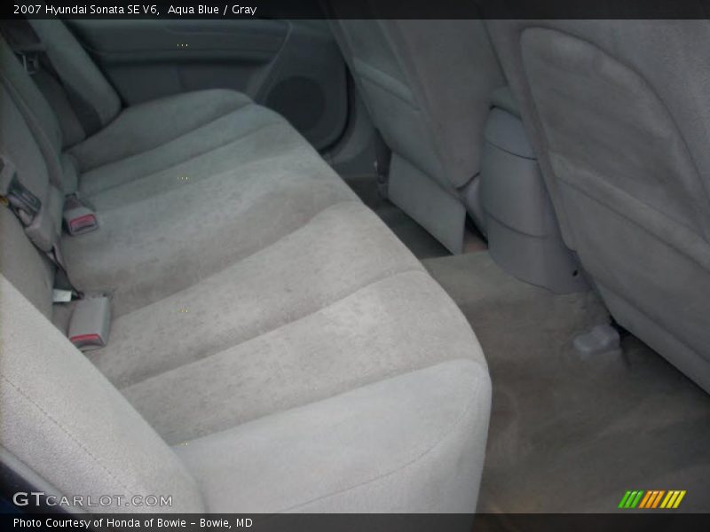Aqua Blue / Gray 2007 Hyundai Sonata SE V6