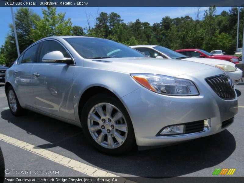 Quicksilver Metallic / Ebony 2013 Buick Regal