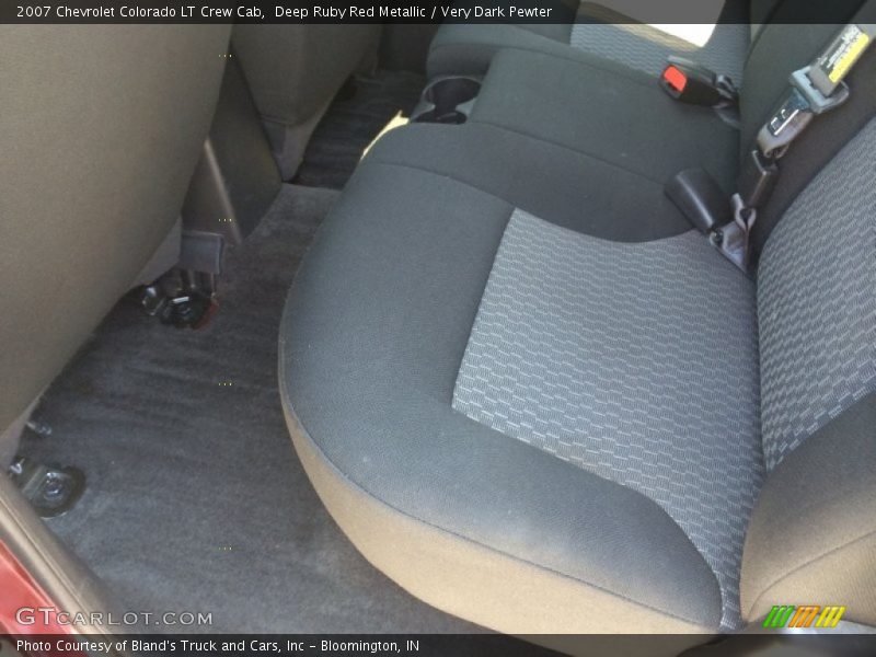 Deep Ruby Red Metallic / Very Dark Pewter 2007 Chevrolet Colorado LT Crew Cab