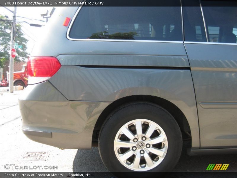 Nimbus Gray Metallic / Gray 2008 Honda Odyssey EX-L