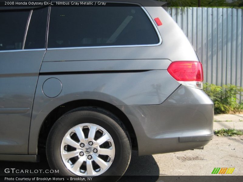 Nimbus Gray Metallic / Gray 2008 Honda Odyssey EX-L