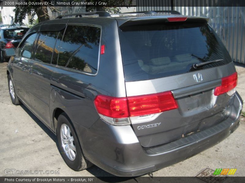 Nimbus Gray Metallic / Gray 2008 Honda Odyssey EX-L