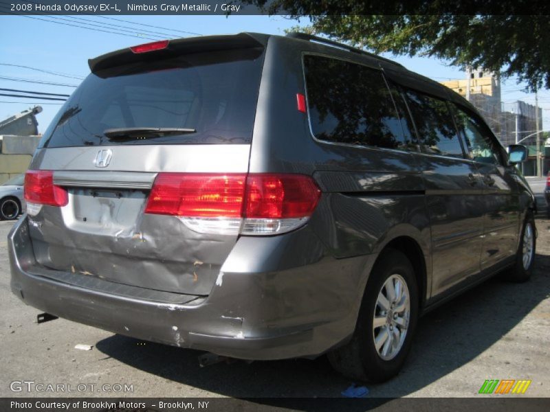 Nimbus Gray Metallic / Gray 2008 Honda Odyssey EX-L