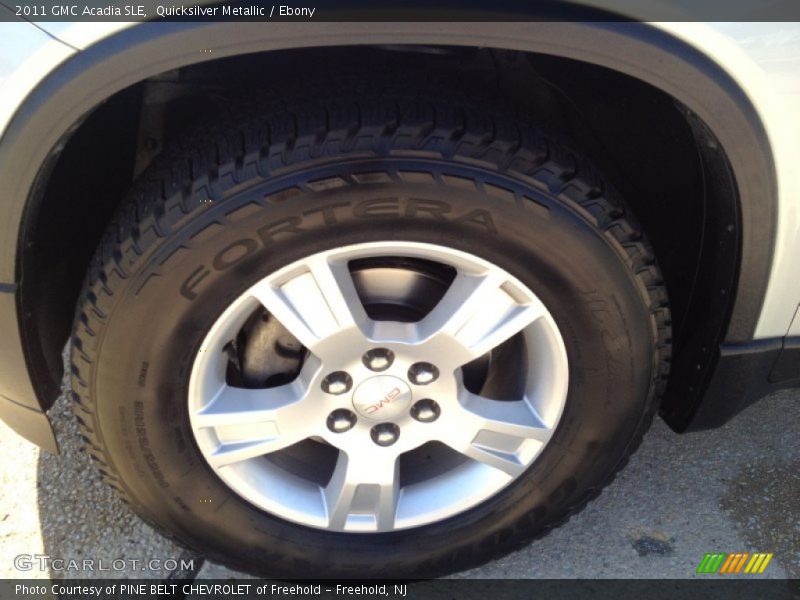Quicksilver Metallic / Ebony 2011 GMC Acadia SLE