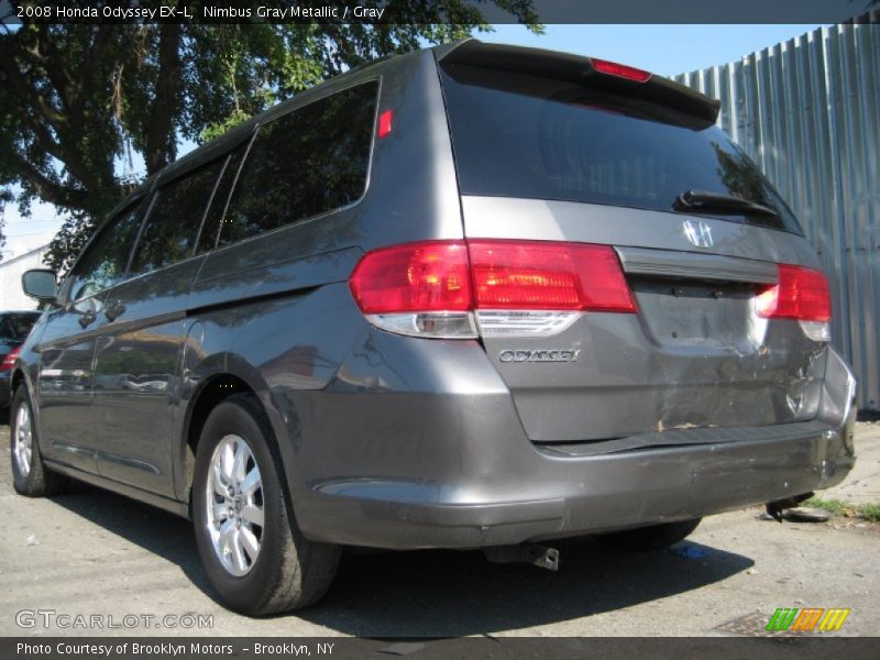 Nimbus Gray Metallic / Gray 2008 Honda Odyssey EX-L