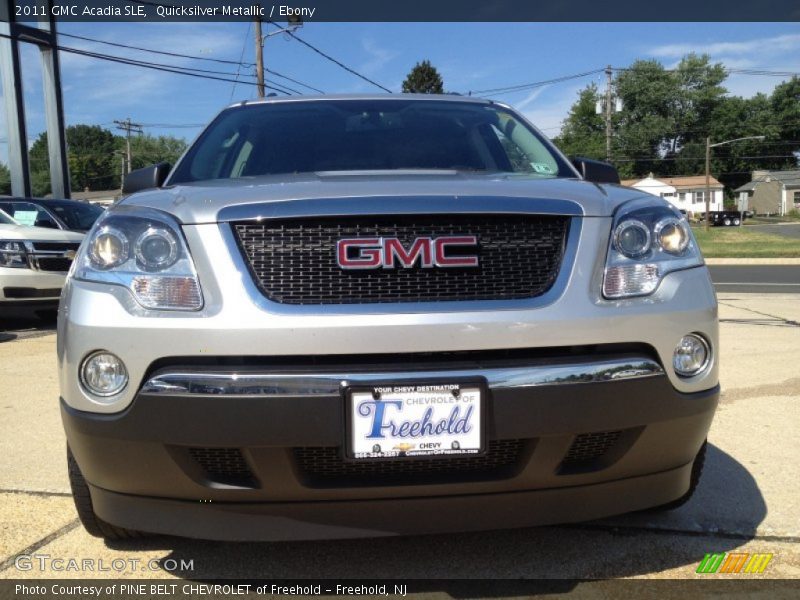 Quicksilver Metallic / Ebony 2011 GMC Acadia SLE