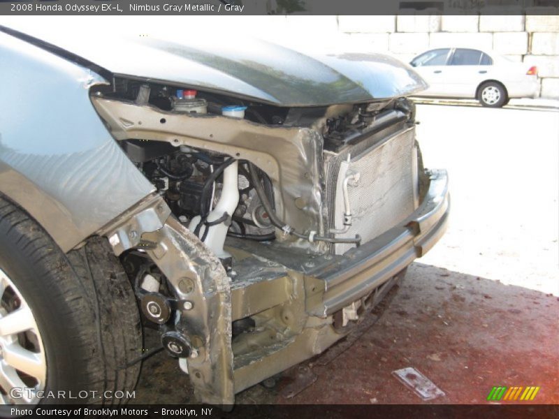 Nimbus Gray Metallic / Gray 2008 Honda Odyssey EX-L