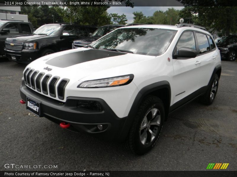Bright White / Morocco - Black 2014 Jeep Cherokee Trailhawk 4x4
