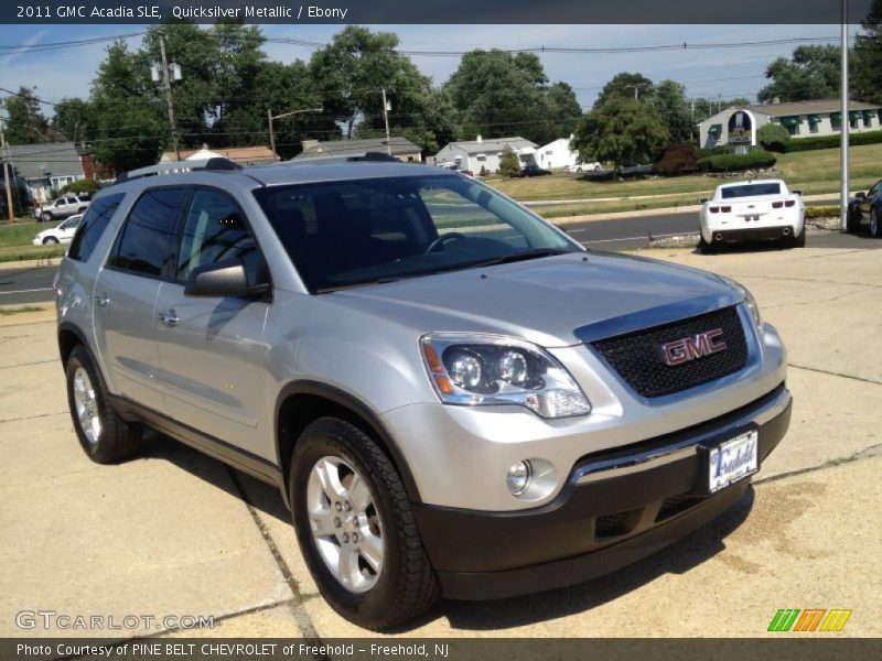 Quicksilver Metallic / Ebony 2011 GMC Acadia SLE