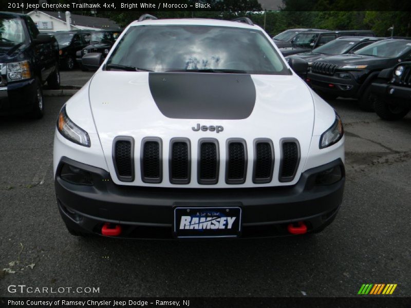 Bright White / Morocco - Black 2014 Jeep Cherokee Trailhawk 4x4