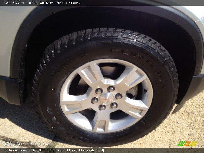 Quicksilver Metallic / Ebony 2011 GMC Acadia SLE
