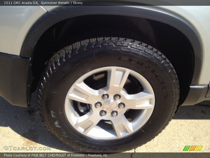 Quicksilver Metallic / Ebony 2011 GMC Acadia SLE
