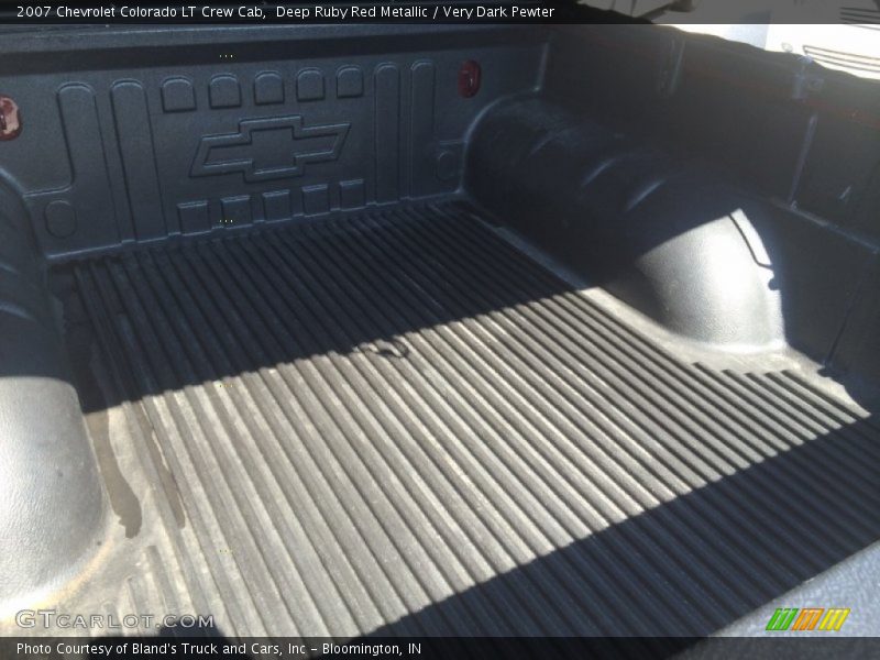 Deep Ruby Red Metallic / Very Dark Pewter 2007 Chevrolet Colorado LT Crew Cab