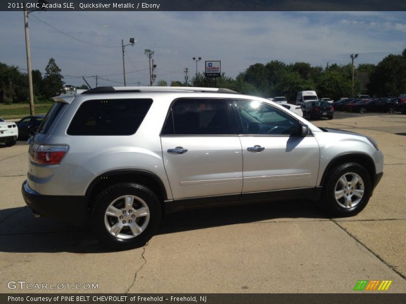 Quicksilver Metallic / Ebony 2011 GMC Acadia SLE