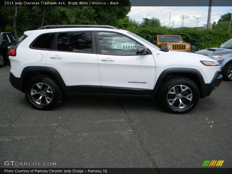 Bright White / Morocco - Black 2014 Jeep Cherokee Trailhawk 4x4