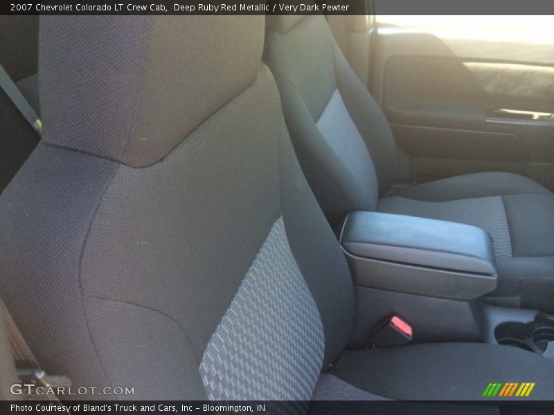 Deep Ruby Red Metallic / Very Dark Pewter 2007 Chevrolet Colorado LT Crew Cab