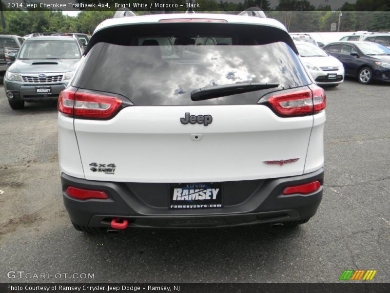 Bright White / Morocco - Black 2014 Jeep Cherokee Trailhawk 4x4