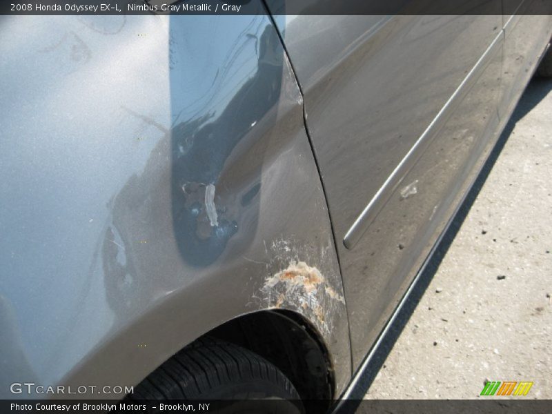 Nimbus Gray Metallic / Gray 2008 Honda Odyssey EX-L