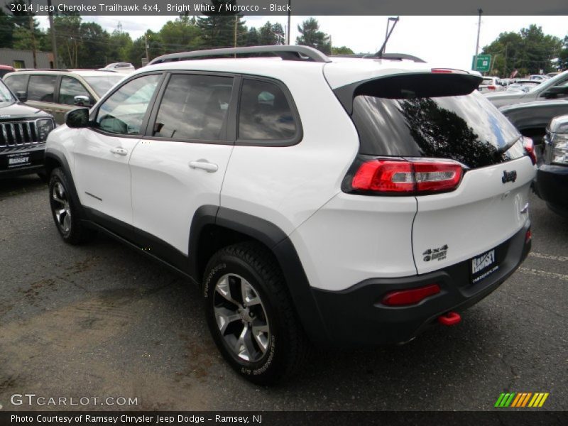 Bright White / Morocco - Black 2014 Jeep Cherokee Trailhawk 4x4