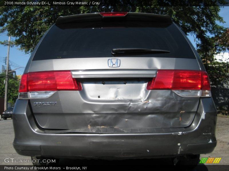 Nimbus Gray Metallic / Gray 2008 Honda Odyssey EX-L