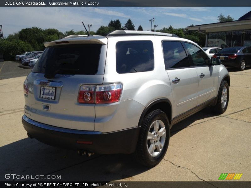Quicksilver Metallic / Ebony 2011 GMC Acadia SLE