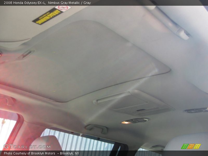 Nimbus Gray Metallic / Gray 2008 Honda Odyssey EX-L