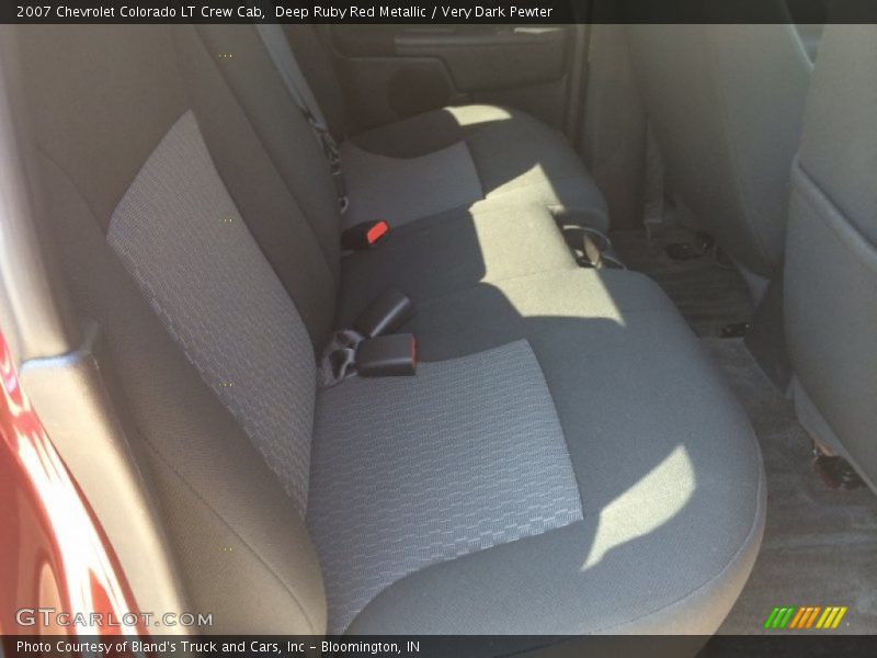 Deep Ruby Red Metallic / Very Dark Pewter 2007 Chevrolet Colorado LT Crew Cab