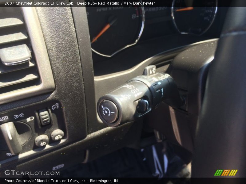 Deep Ruby Red Metallic / Very Dark Pewter 2007 Chevrolet Colorado LT Crew Cab