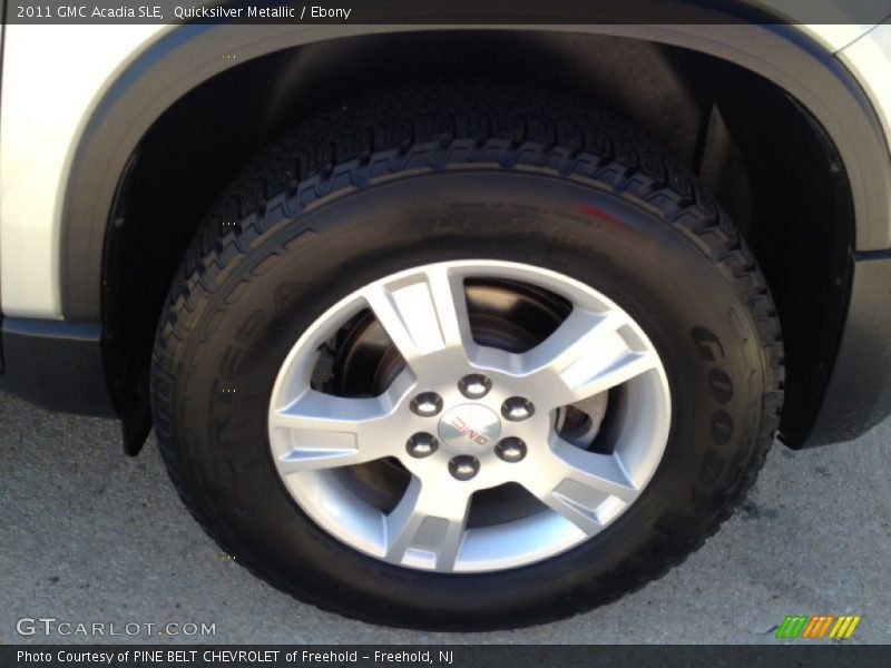 Quicksilver Metallic / Ebony 2011 GMC Acadia SLE